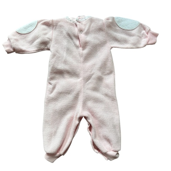 Vintage Bright Future Infant One Piece Outfit Pink w Cat Size 6-9  months - Picture 2 of 9